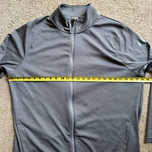 Under Armour Jacket Men's 2XL Full Zip Mock Neck Long Sleeve Sweater - Picture 10 of 14